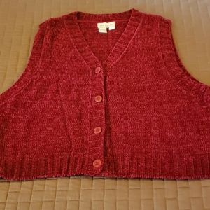 Ann Taylor Chennile Sweater Vest